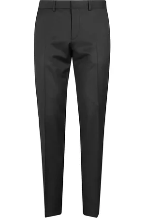 HUGO BOSS Bukser, Herre, Sort, XL, Uld, Elegante Suit Bukser