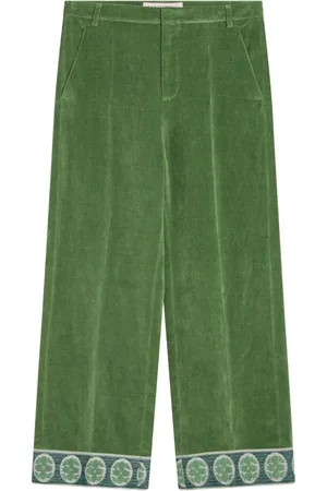 VALENTINO GARAVANI Bukser, Herre, Grøn, S, Bomuld, Baggy Loose Bukser