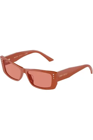 Jimmy Choo Tilbehør, unisex, Rød, 55 MM, Solbriller