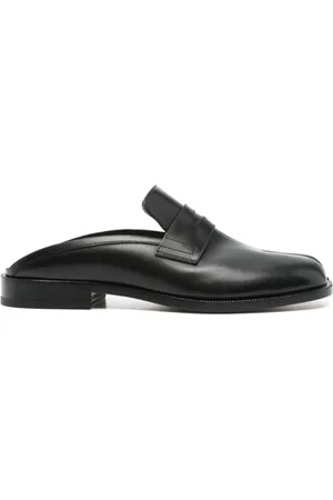 Maison Margiela Sko, Herre, Sort, 42 EU, Læder, Tabi Loafer Mulesko