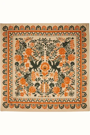 La DoubleJ Tilbehør, Dame, , ONE SIZE, Forest Foulard Silketørklæde