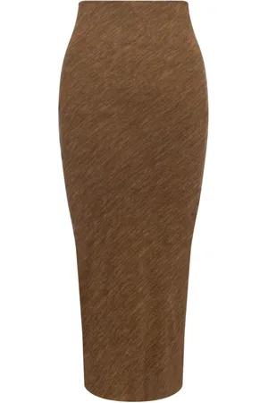 Serafini Nederdel, Dame, Brun, S, Midi Nederdel