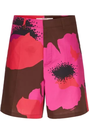 VALENTINO GARAVANI Shorts, Herre, Flerfarvet, M, Bomuld, Blomstrede bomuldsshorts