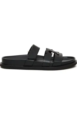 Tory Burch Sko, Dame, Sort, 36 EU, Læder, Ines Slides
