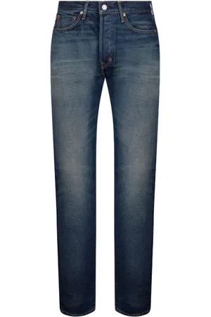 Tom Ford Jeans, Herre, Blå, W40, Denim, Slim Fit Denim Jeans