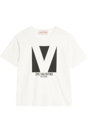 VALENTINO GARAVANI Top, Herre, Hvid, L, Bomuld, Hvid T-shirt