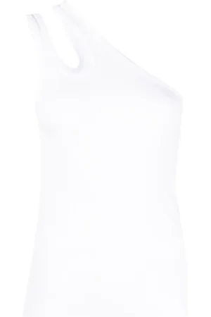 REMAIN Birger Christensen Top, Dame, Hvid, M, Bomuld, Ærmeløse toppe