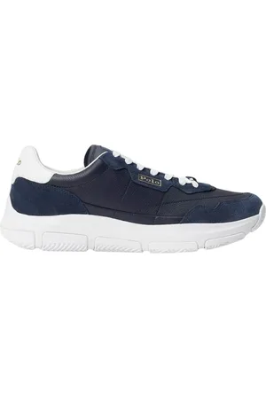 Ralph Lauren Sko, Herre, Blå, 45 EU, Læder, Læder Sneakers