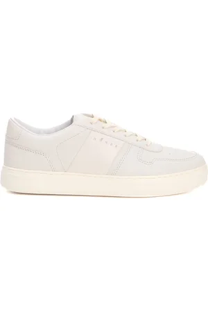 Hogan Sko, Herre, Hvid, 42 1/2 EU, Læder, Smør læder sneakers ny stil