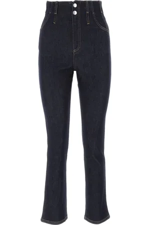 Serafini Jeans, Dame, Blå, 2XS, Bomuld, High-Waist Jeans