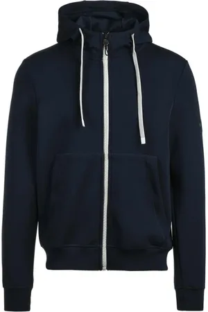 PEOPLE OF SHIBUYA Sweathshirts & Hoodies, Herre, Blå, S, Polyester, Teknisk Zipper Hoodie