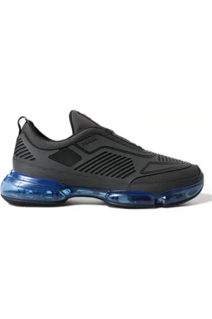 Prada Sko, Herre, Sort, 40 EU, Elegante sorte mesh sneakers