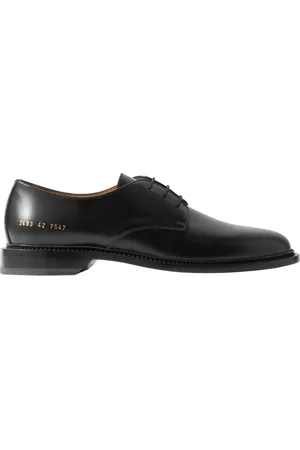 COMMON PROJECTS Sko, Herre, Sort, 40 EU, Læder, Sorte Læder Derby Sko
