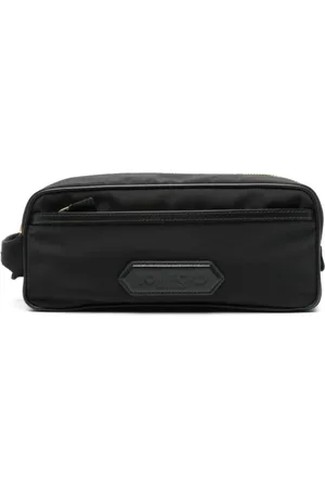 Tom Ford Taske, Herre, Sort, ONE SIZE, Læder, Logo Toilettaske
