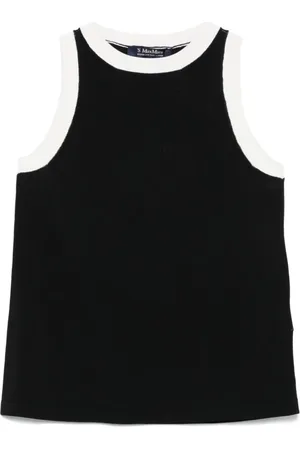 Max Mara Top, Dame, Sort, M, Uld, Stilfulde Sweaters Kollektion