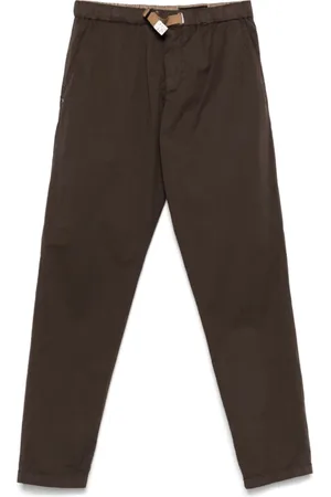 White Sand Bukser, Herre, Brun, S, Bomuld, Brun Bomuldsbukser Marrone Ss25