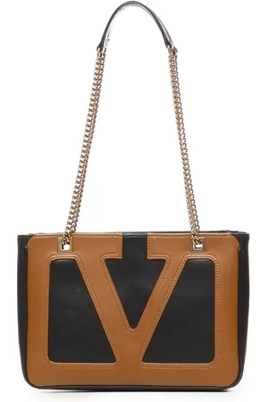 VALENTINO GARAVANI Taske, Herre, Flerfarvet, ONE SIZE, Uld, Chic Lammeskinds Skuldertaske