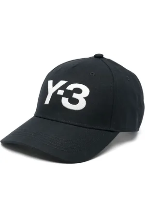 Y-3 Tilbehør, Herre, Sort, ONE SIZE, Sort kasket med udskårne detaljer