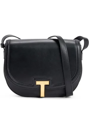 Tom Ford Taske, Dame, Sort, ONE SIZE, Uld, Convertible Skuldertaske Crossbody Taske
