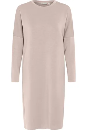 INWEAR Kjole, Dame, , 2XL, Polyester, Vincent Kjole Stone