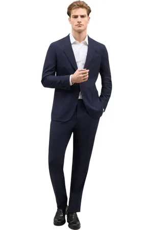 Boglioli Jakkesæt, Herre, Blå, M, Uld, 14 Micron Wool K-Suit