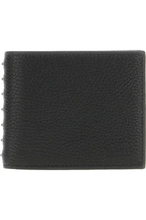 VALENTINO GARAVANI Tilbehør, Herre, Sort, ONE SIZE, Læder, Rockstud Wallet