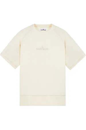 Stone Island Top, Herre, , M, Bomuld, Gauzed Knit Crewneck Loose Fit