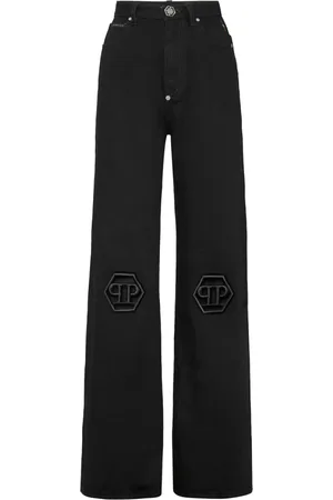 Philipp Plein Jeans, Dame, Blå, W29, Uld, Stilfulde denim jeans