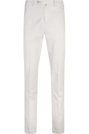 Kiton Bukser, Herre, Grå, W36, Bomuld, Slim Fit Bukser