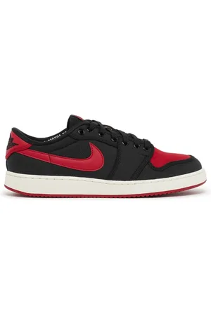Jordan Sko, Herre, Sort, 44 EU, 1 KO Low QS `Bred` Sneakers