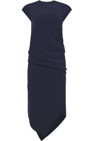 Proenza Schouler Kjole, Dame, Blå, 2XS, Polyester, Spiral Maxi Kjole