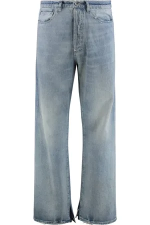 Maison Margiela Jeans, Herre, Blå, W31, Denim, Klassiske denim jeans med metal detaljer