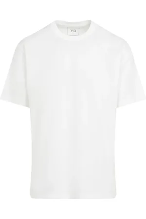 Y-3 Top, Herre, Hvid, M, Bomuld, Short Sleeves Tee
