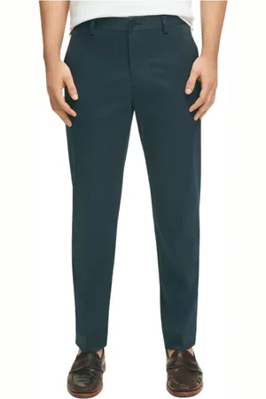 Brooks Brothers Bukser, Herre, Blå, W34, Bomuld, Stretch Cotton Advantage Chinos