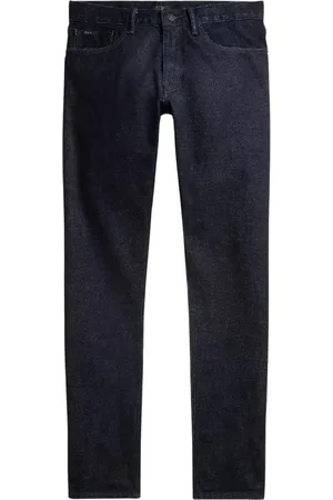 Ralph Lauren Jeans, Herre, Blå, W36 L34, Læder, Mørkeblå Jeans Parkside Active Taper