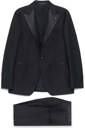 TAGLIATORE Jakkesæt, Herre, Blå, M, Uld, Single Breasted Suit