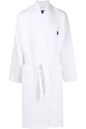 Ralph Lauren Nightwear & Lounge, Herre, Hvid, S, Morgenkåber