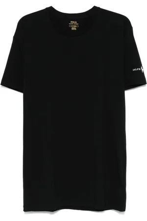 Ralph Lauren Top, Herre, Sort, XL, Bomuld, Crew Neck T-shirts Pakke med 3