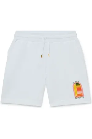 Casablanca Shorts, Herre, Hvid, M, Bomuld, Gradient Arch Shorts