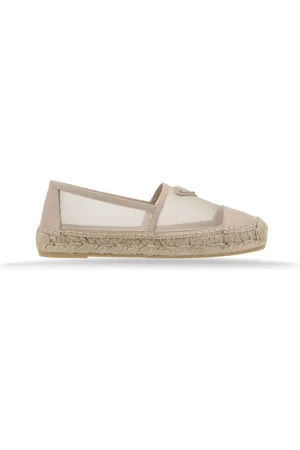 Prada Sko, Dame, , 35 EU, Læder, Mesh Slip-On Espadriller