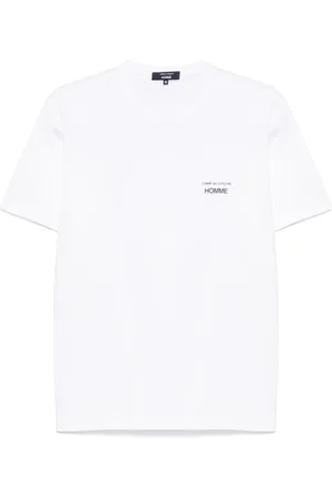 Comme des Garçons Top, Herre, Hvid, L, Hvide Crew Neck T-shirts og Polos