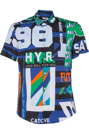 Kenzo Skjorte, Herre, Flerfarvet, L, Multifarvede Slim Fit Urban Bukser