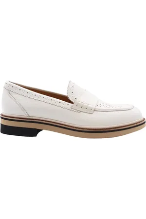 Pertini Sko, Dame, Hvid, 38 EU, Læder, Noordwijk Loafers