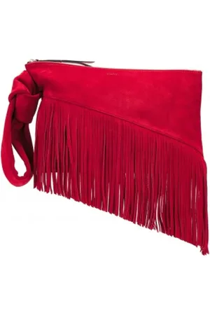 Isabel Marant Taske, Dame, Rød, ONE SIZE, Montpellier Coqueline Clutch Taske