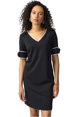 Joseph Ribkoff Kjole, Dame, Sort, 2XL, Kort Kjole