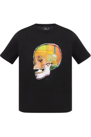 Paul Smith Top, Herre, Sort, S, Bomuld, T-shirt med print