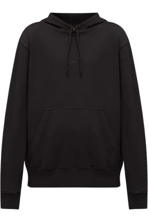 HUGO BOSS Sweathshirts & Hoodies, Herre, Sort, S, Uld, Stilfuld T-shirt