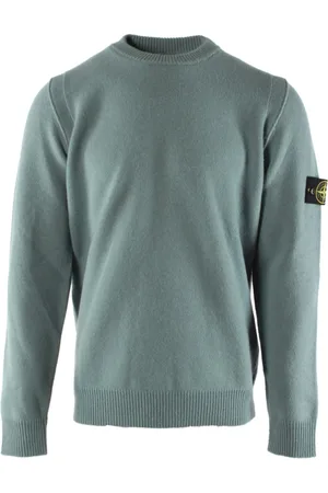 Stone Island Strik, Herre, Blå, 2XL, Uld, Uldblandingstrøje
