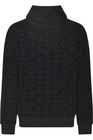 Philipp Plein Sweathshirts & Hoodies, Herre, Sort, L, Bomuld, Hoodie