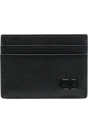 VALENTINO GARAVANI Tilbehør, Herre, Sort, ONE SIZE, Læder, Kortholderpunge